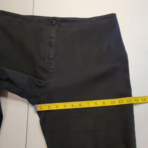 Lauren Ralph Lauren Black Bare Back Straight Leg Jeans 90s Y2K Plus Size 16 - Picture 11 of 13